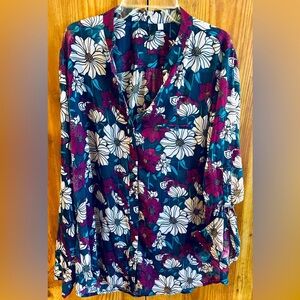 Kut from the Kloth button down floral top